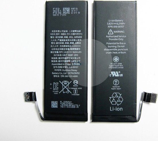Voor Apple iPhone SE batterij Vervangen Accu Li-ion + Gratis Gereedschapset  8 in 1 | bol.