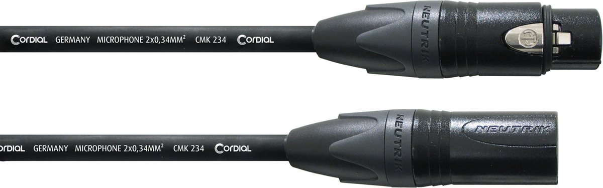 Cordial CPM 10 FM 234 Microkabel 10 m - Microfoonkabel