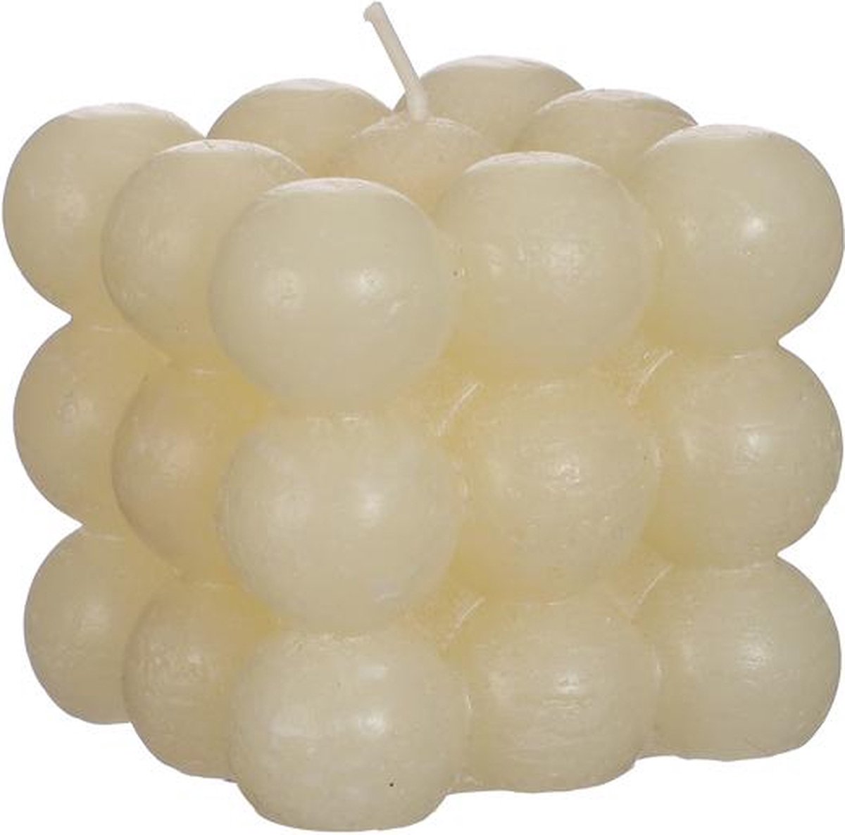 Ideas 4 Seasons Kaars Bubble Creme 8x8x8 Cm