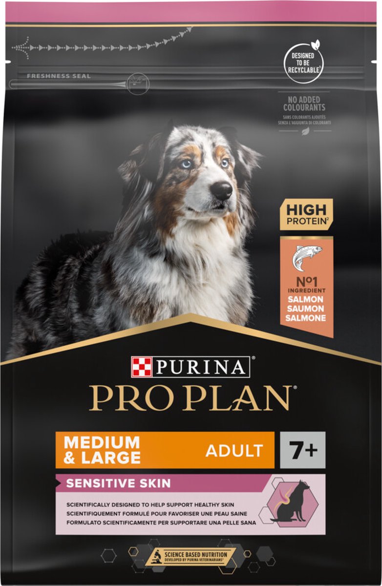 Pro Plan Pro Plan Dog Puppy Small & Mini Breed Sensitive Skin - Hondenvoer - 4 x Zalm 3 kg