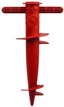 Parasolharing - rood - kunststof - D22-32 mm x H31 cm