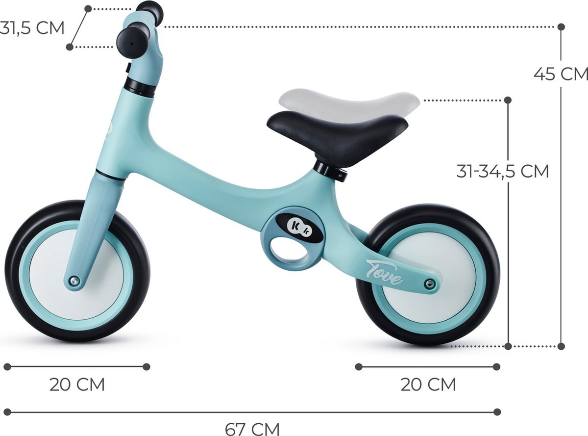 Kinderkraft TOVE Loopfiets - 2 kg Opvouwbaar tot 25 kg thumbnail 3