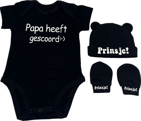 Kraamcadeau brievenbus - kan ook rechtstreeks als cadeau - romper - baby muts handschoenjes van BlessedBabyGift — afbeelding 4