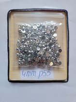 Parels voor voorwerpen (bv. beer) te beplakken - 2 zakjes - 4mm - Zilver