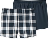 Schiesser 2PACK Boxershorts geweven Heren Onderbroek - Maat XXL