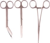 Verpleegkunde set Metallic rosé - Mast Medical – Kocher – Verbandschaar – Chirurgische Schaar - Verpleegkundige - Verpleegkunde