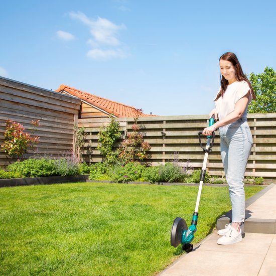 Coupe-herbe VONROC 20V – VPower 20V - Incl. Batterie 4.0 Ah et chargeur – 250mm – Double coil (2x4m) – Tige télescopique