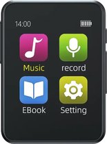 Mini MP3 speler 64GB - 1.77'' TFT Screen - B50 - Zwart