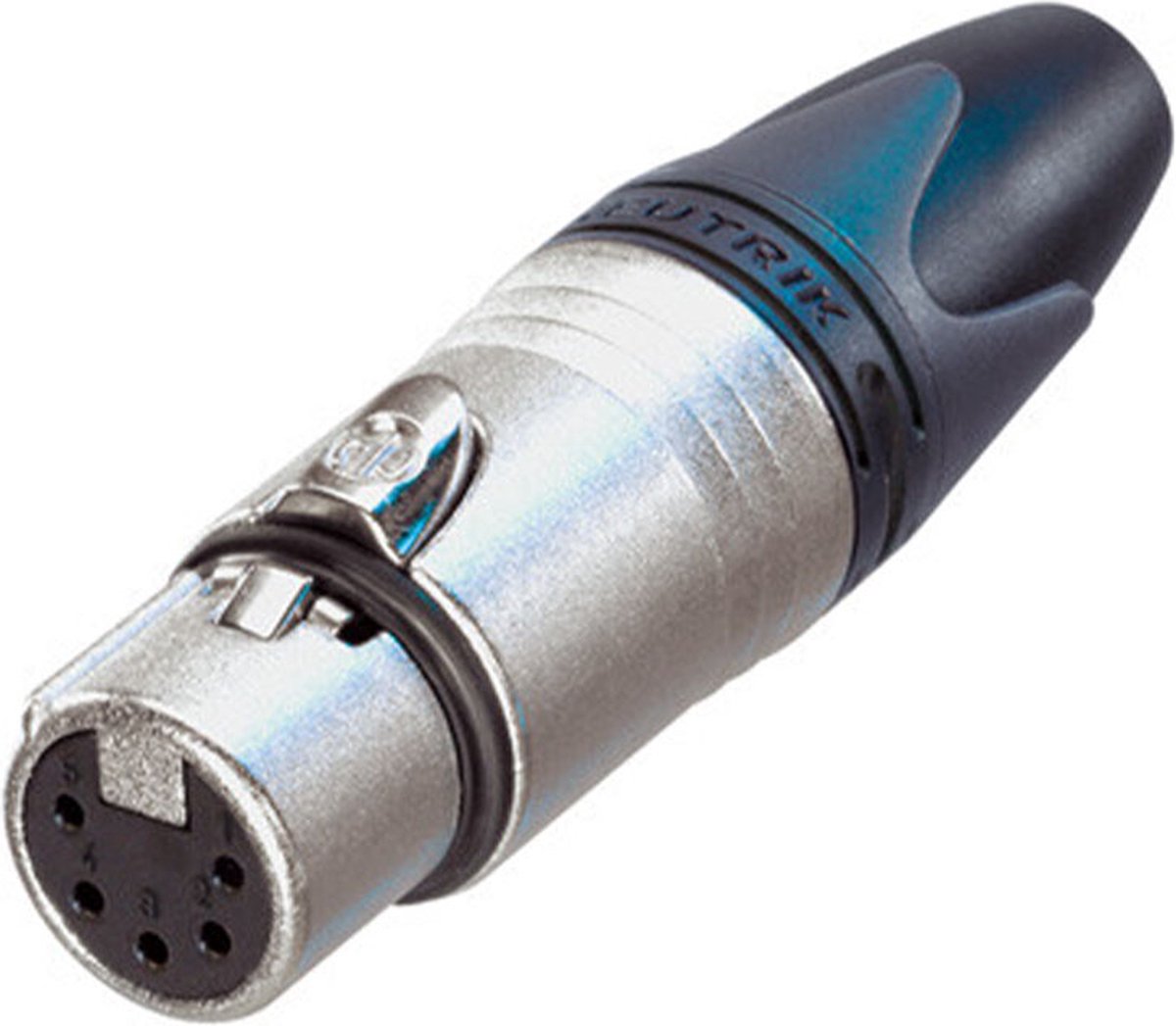 Neutrik NTR-NC5FXX Xlr Cable Socket 5 Cable Socket/straight Xx Soldeer Connecties Nickel-plated