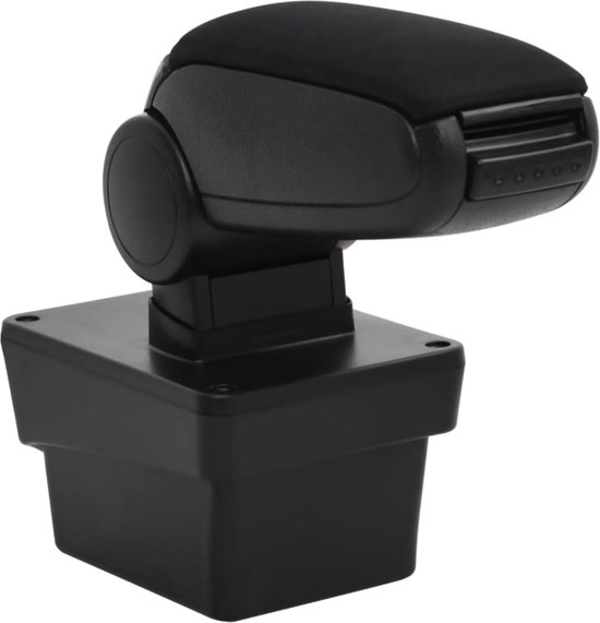 vidaXL Accoudoir 17x40x(31-49) cm ABS Noir - Accoudoir de voiture - Accoudoirs de voiture - Accoudoir de voiture - Console centrale de voiture