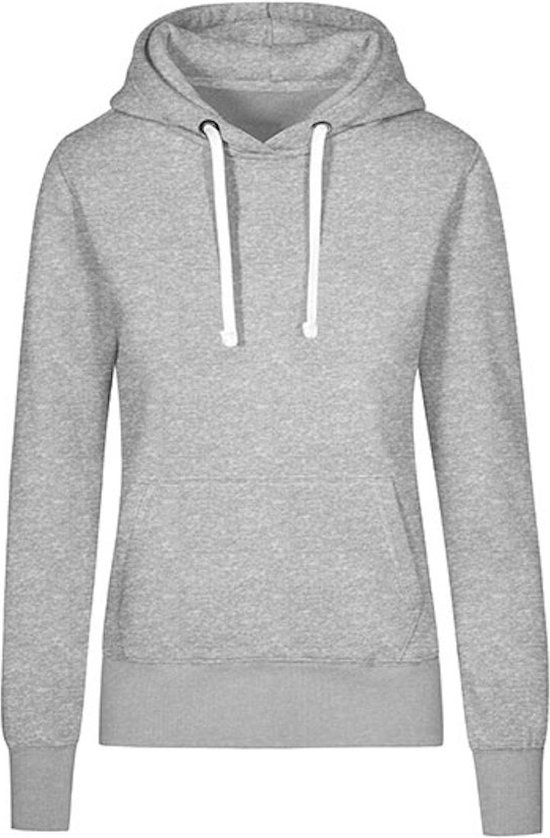 Women's Hoodie Sweater met capuchon Heather Grey - 3XL