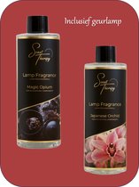 AFECTO 2x geuren - Japanse Orchidee + Magic Opium - voor alle geurlampen + geurlamp - langdurige geuren - hoogwaardige kwaliteit - laat je huis heerlijk ruiken