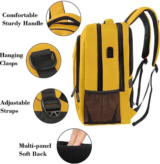 Sac à dos pour ordinateur portable pour homme antivol et étanche idéal pour  les voyages