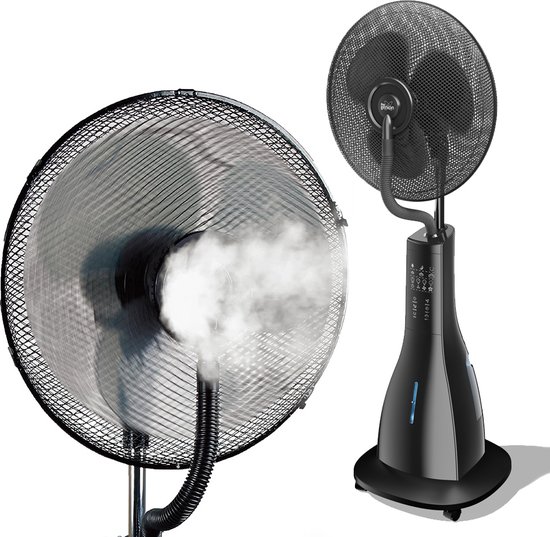 Progenion® Ventilator Met Waternevel - Rotatie en Afstandsbediening - Mist  - Water -... | bol.com