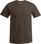 Herenshirt 'Premium T' met ronde hals Brown - 5XL