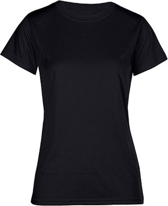 Chemise de sport femme 'Performance T' à manches courtes Noir - 3XL