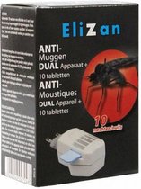 Elizan anti-muggen Protect dual-apparaat + 10 tabletten