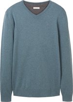 TOM TAILOR basic v-neck sweater Heren Trui - Maat XXL