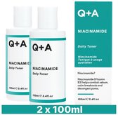 2x Q+A Niacinamide Daily Toner 100 ml