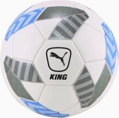 Puma Voetbal model King - Wit/Grijs/Blauw - Maat 5