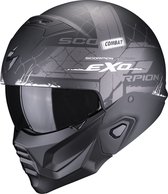 Scorpion Exo-Combat Ii Xenon Matt Black-White M - Maat M - Helm