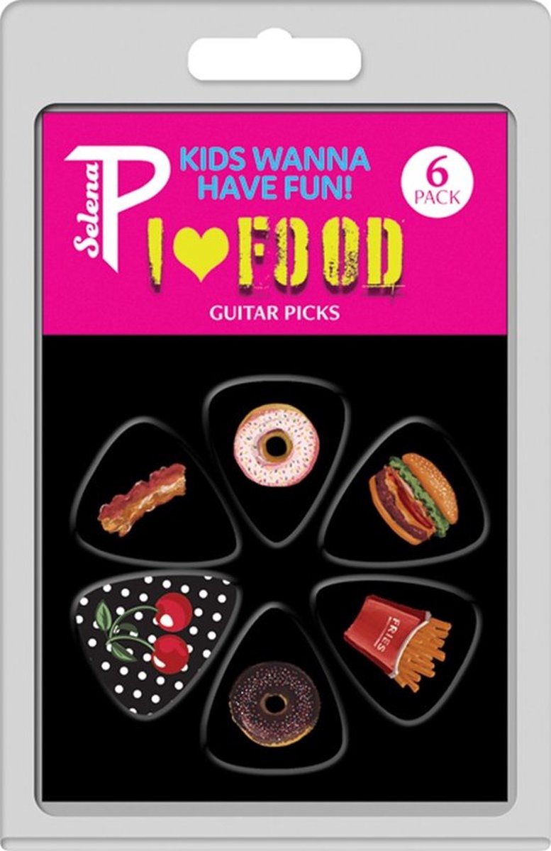 Perri's - I Love Food - Plectrum - Medium 0.71 mm - 6-pack