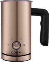 COOK-IT Luxury - Melkopschuimer Elektrisch - Roestvrijstaal - 4 in 1 |  bol.com