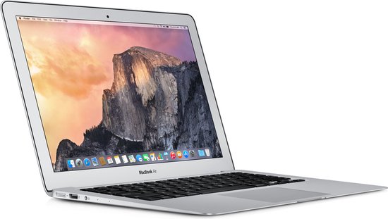 Apple MacBook Air Intel® Core™ i5 Laptop 33,8 cm (13.3") 4 GB LPDDR3-SDRAM 128 GB Flash Wi-Fi 5 (802.11ac) Mac OS X 10.10 Yosemite Zilver