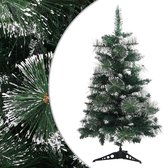 vidaXL de Noël artificiel avec support 60 cm PVC Vert et blanc