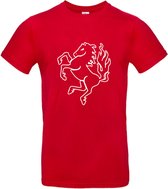 Twents paard Rood T-shirt | enschede | twente