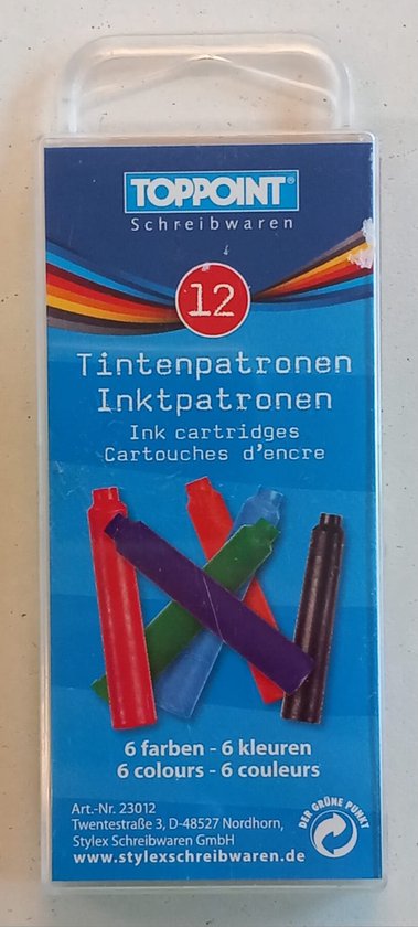 Schneider Inktpatronen Per 2 Doosjes kopen | De Vulpenwereld