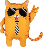 Folie ballon Cool Cat met zonnebril - kat - poes - zonnebril - folie - ballon - dier - decoratie