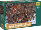 1:72 Zvezda 8062 Russian Foot Warriors - XIII-XIV centuries AD Plastic Modelbouwpakket