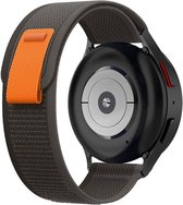 Nylon bandje - geschikt voor Garmin Vivoactive 4 / Venu 2 / Venu 3 / Forerunner 255 / 265 - antraciet