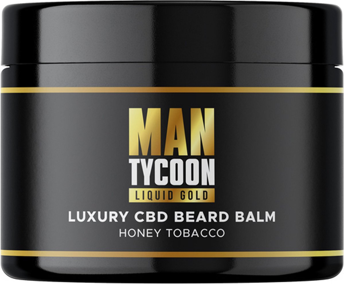 Goedkoopste Unieke baardbalsem met CBD van ManTycoon. Heerlijke en exclusieve Honing-Tabak geur. Verzorgt en voedt huid en baard. THC en PMO vrij.