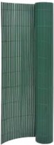 vidaXL - Tuinafscheiding - dubbelzijdig - 110x500 - cm - groen
