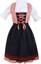 Bel Party Wears - Dirndl - Boeren Tirol - Oktoberfest - Kleur: Rood - Maat 46 - XXXL