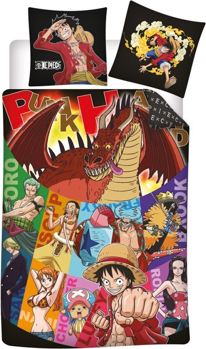 One Piece Dekbedovertrek Punk Polyester