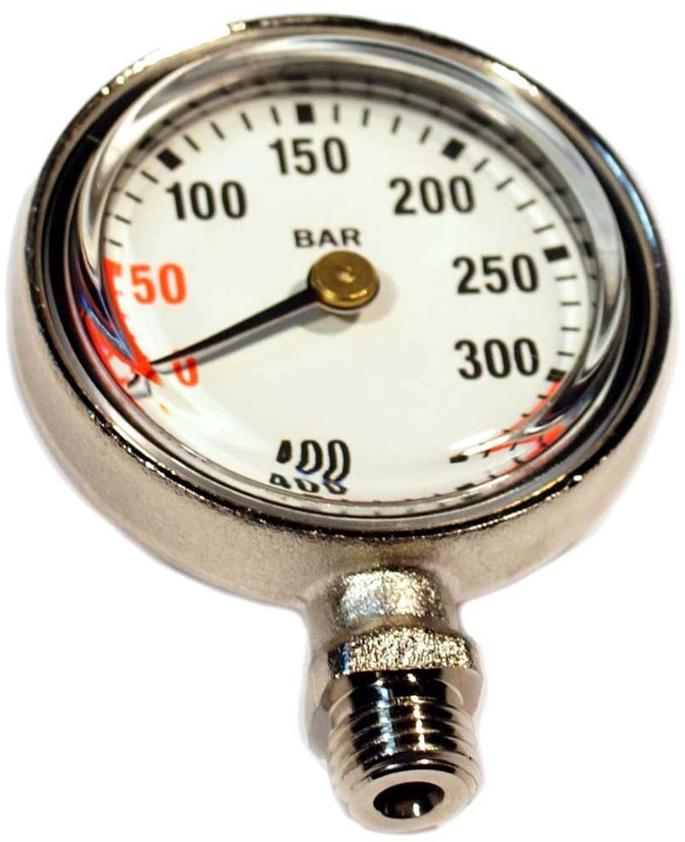 Metalsub Gauge Capsule Manometer Zilver