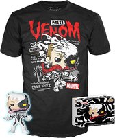Funko Marvel - Anti-Venom T-Shirt met Glow in the Dark Pop Box #401 - maat M