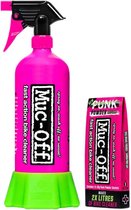 Muc-Off - Bottle For Life - Fiets & Motor Poestmiddel - Aluminium Spuitfles met Punk Powder - Voordeelverpakking - 20609