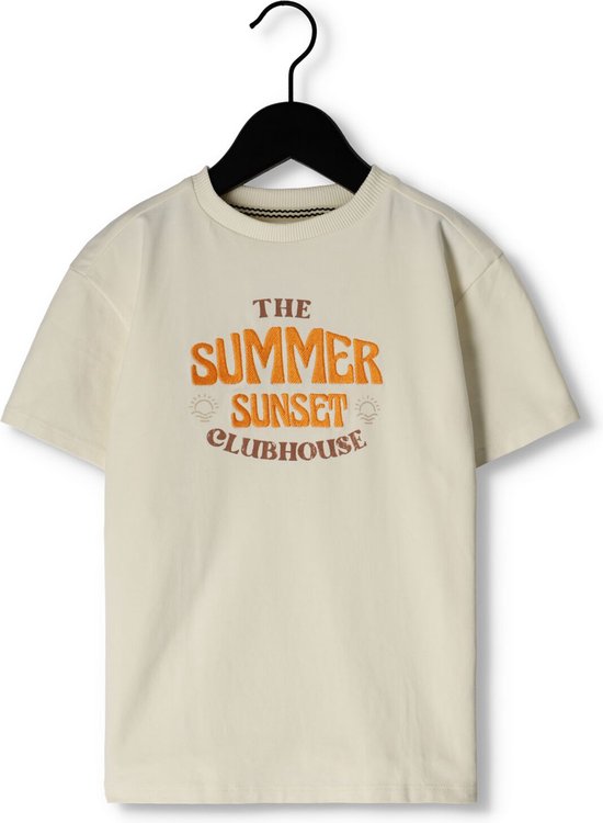 Your Wishes Adri Sun Polo's & T-shirts Jongens - Polo shirt - Ecru