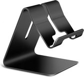 Peachy Mobiel / GSM design standaard universeel aluminium iPhone bureau houder - mat zwart