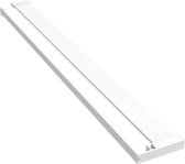 vidaXL-Wandschap-voor-inloopdouchewand-115-cm-aluminium-wit