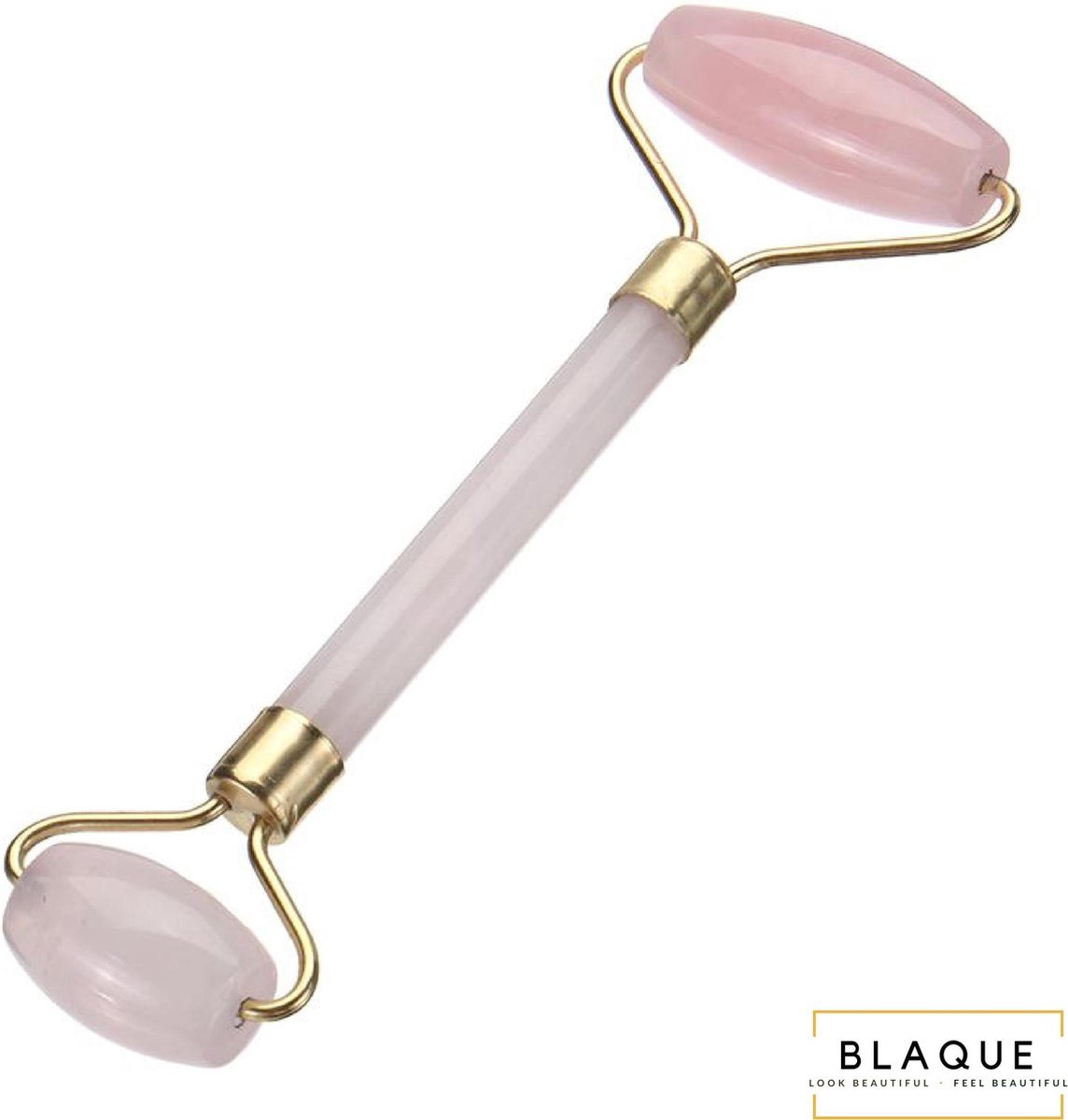 Goedkoopste Blaque Rose Quarts Jade Roller Gezichtsmassage Roller