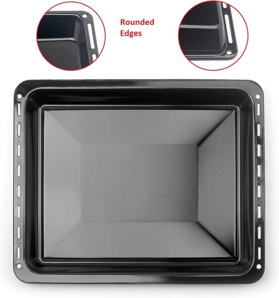 Vaello Bakplaat Geëmailleerd Staal - 40 X 40 Cm - Multifunctioneel Voor Oven & Grill