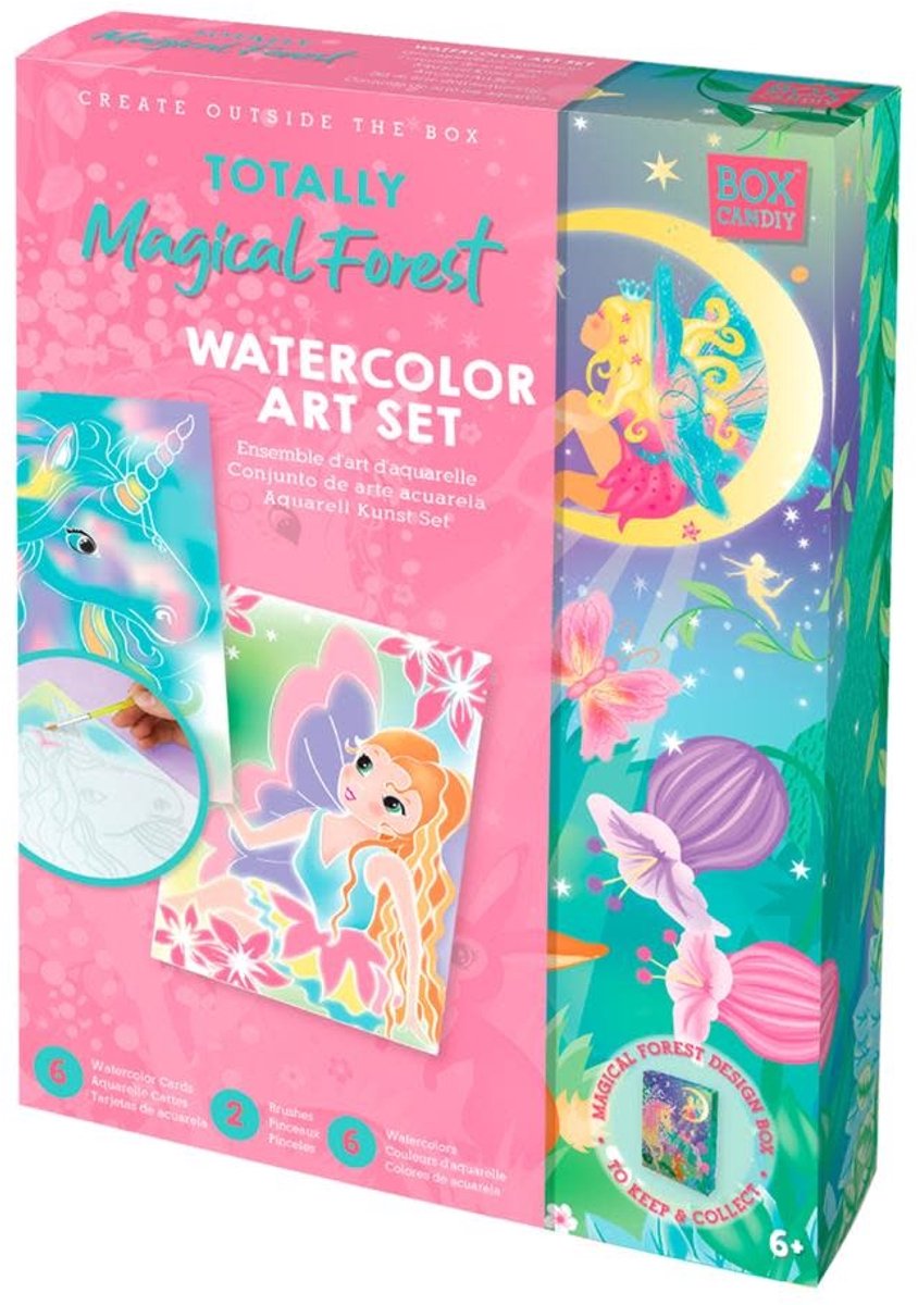 Box Candiy Aquarel Watercolor Set - Totally Magical Forest