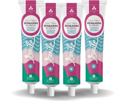 BEN&ANNA - Toothpaste Smile with Fluoride Wildberry - 75ml - 4 Pak