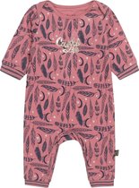 Charlie Choe Baby Meisjes Pyjama Donkerroze Veren - Maat 56
