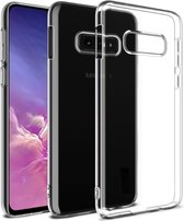 Hoesje Geschikt voor Samsung Galaxy S10E Anti Shock silicone back cover/Transparant hoesje